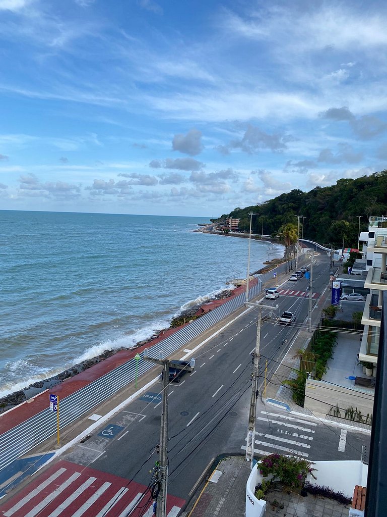 Flat oliva - Vista para o mar