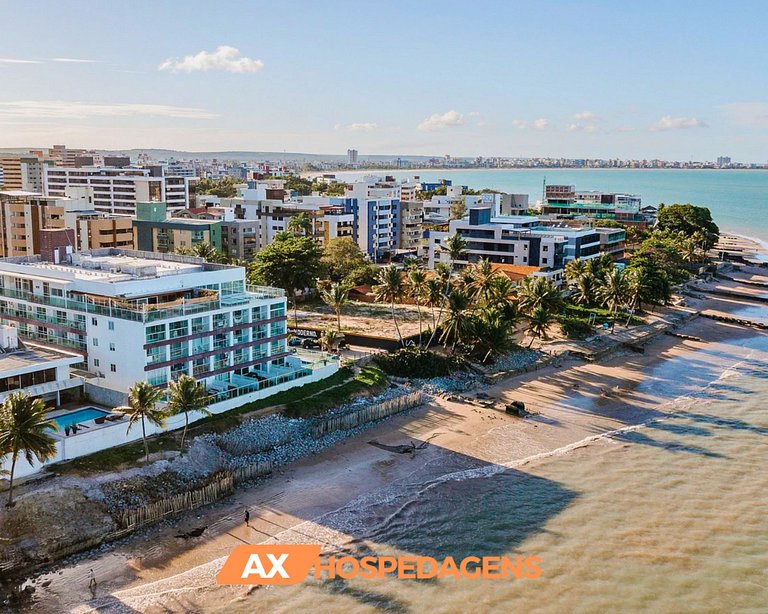 Homeway Flamboyant Flat / Pé na areia vista mar