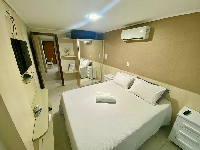 Manaíra Palace 324 - Flat Confortável e Funcional.