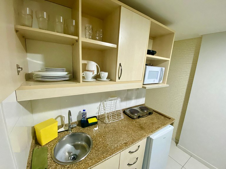 Manaíra Palace 324 - Flat Confortável e Funcional.