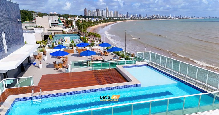 AX Blue Suites Luxo / vista mar e varanda