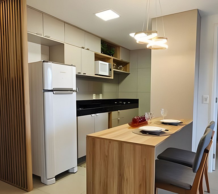 Apartamento pé na areia no Bessa