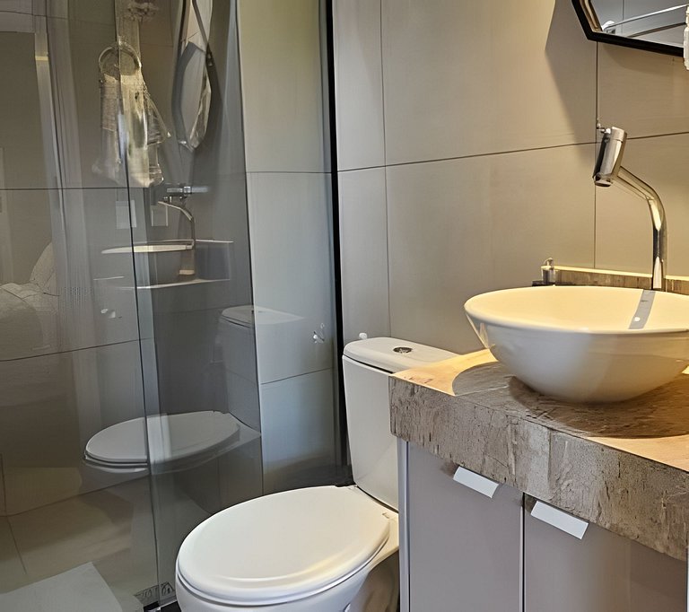 Apartamento pé na areia no Bessa