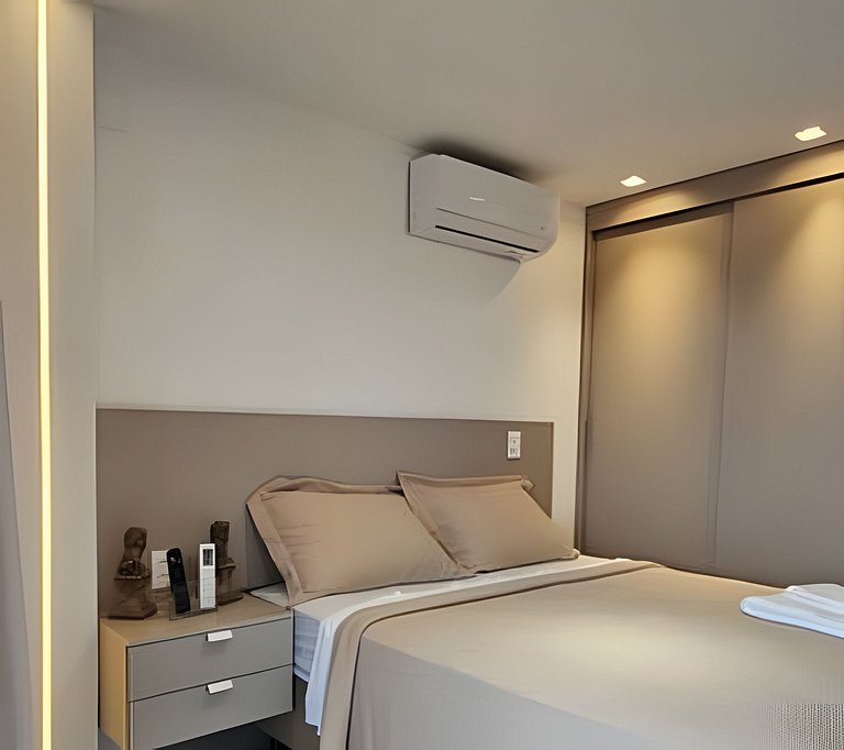 Apartamento pé na areia no Bessa