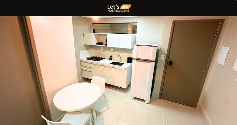 Belo flat em cabo branco