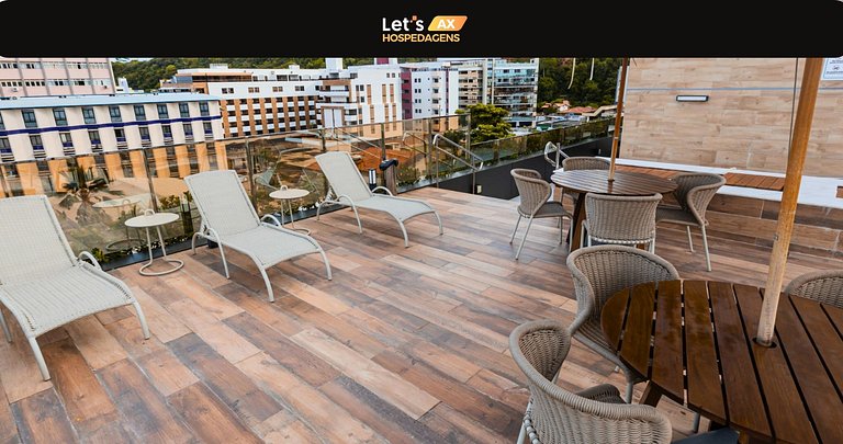 Belo flat em cabo branco