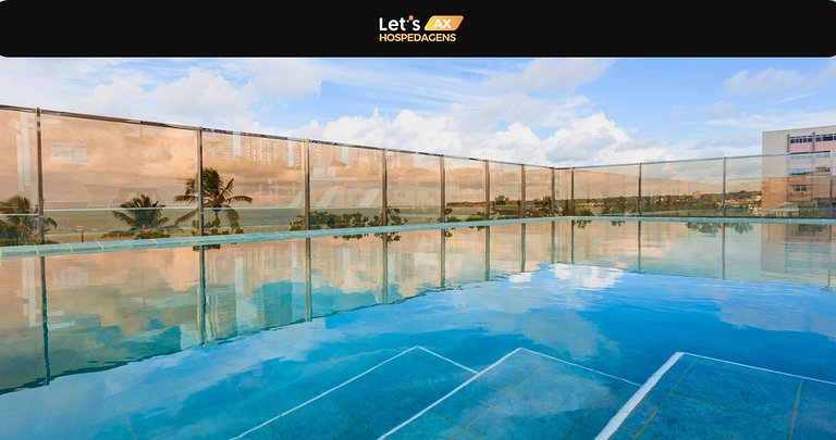 Apartamento de dois quartos no cabo branco
