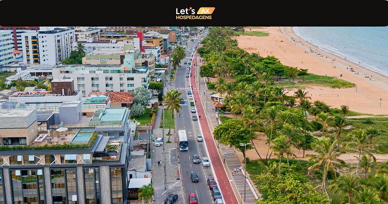 Belo flat em cabo branco