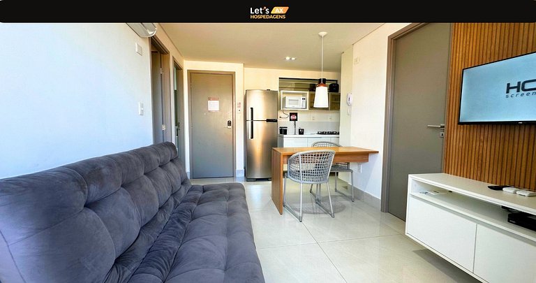 Apartamento de dois quartos no cabo branco