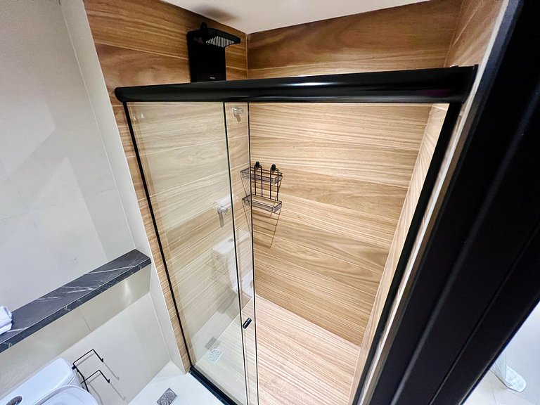 AM 205 - Studio Pé na Areia Estiloso e Funcional