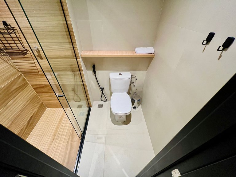 AM 202 - Studio Pé na Areia / Lindo e Confortável.