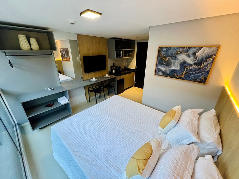 AM 104 - Studio Pé na Areia / Estilo Único