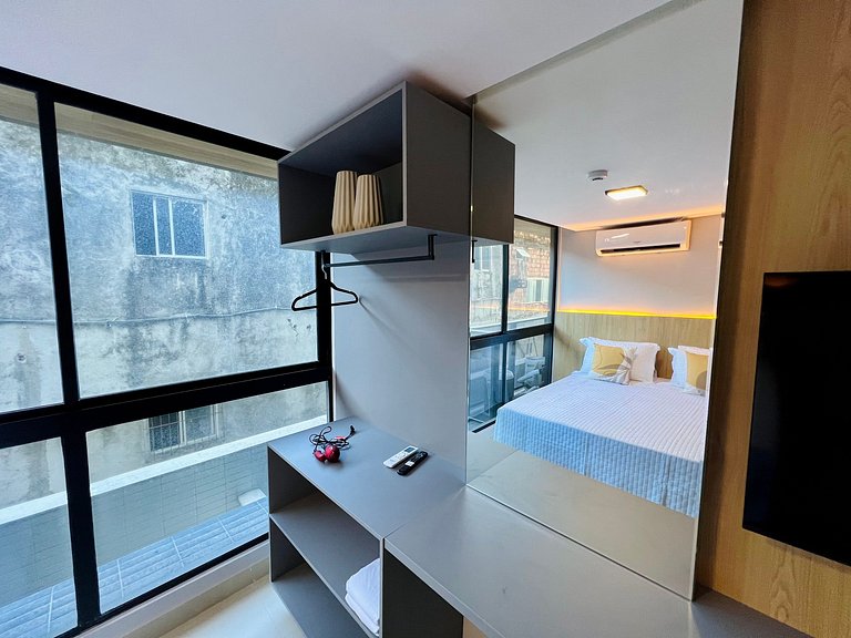 AM 104 - Studio Pé na Areia / Estilo Único