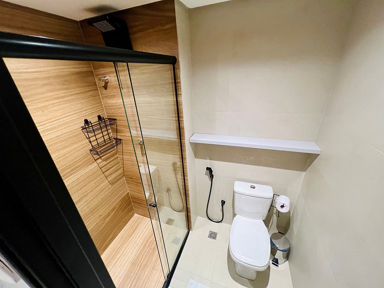 AM 105 - Studio Pé na Areia Confortável e Único