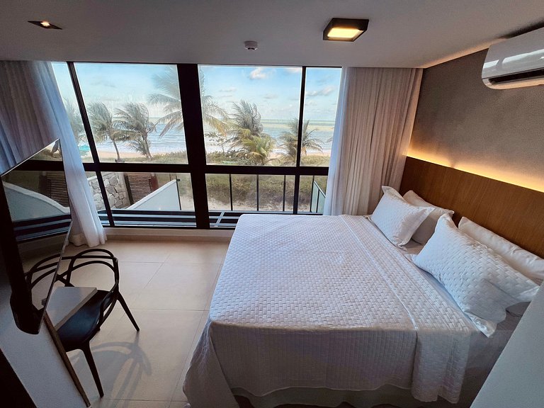 AM 109 - Studio Pé na Areia com Vista Mar no Bessa