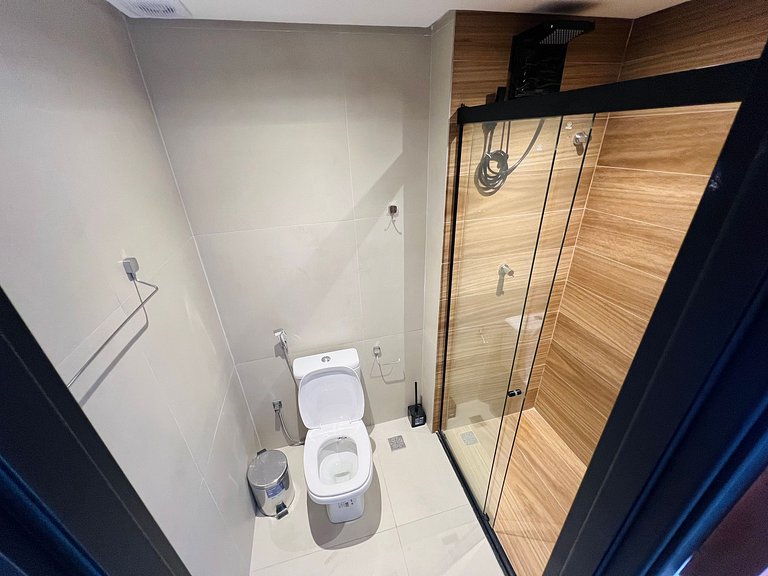 AM 208 - Studio Pé na Areia com Vista Mar Lateral