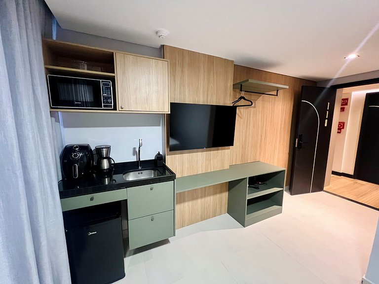 AM 118 - Studio Premium Confortável e Funcional