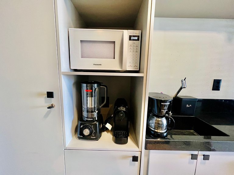 Alta Garden 306 Flat Studio Vista Mar, Pé na Areia