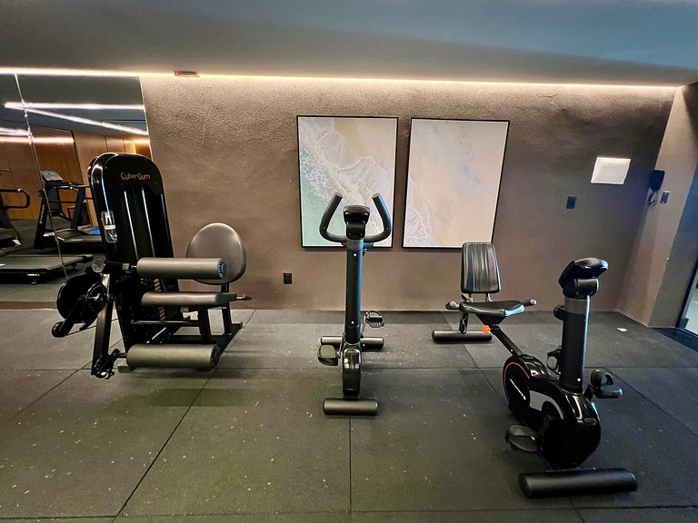 Alta Garden 02 Pé na Areia - Lindo Flat com Garden