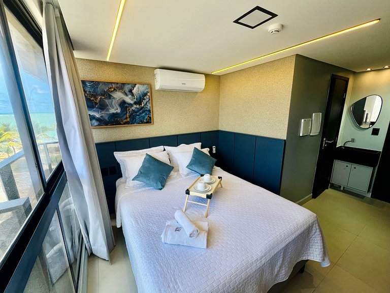 AM 205 - Studio Pé na Areia Estiloso e Funcional