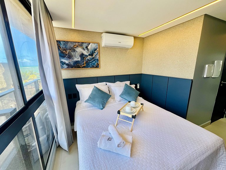 AM 205 - Studio Pé na Areia Estiloso e Funcional