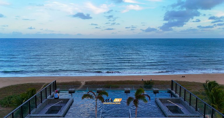 Alta Garden 02 Pé na Areia - Lindo Flat com Garden