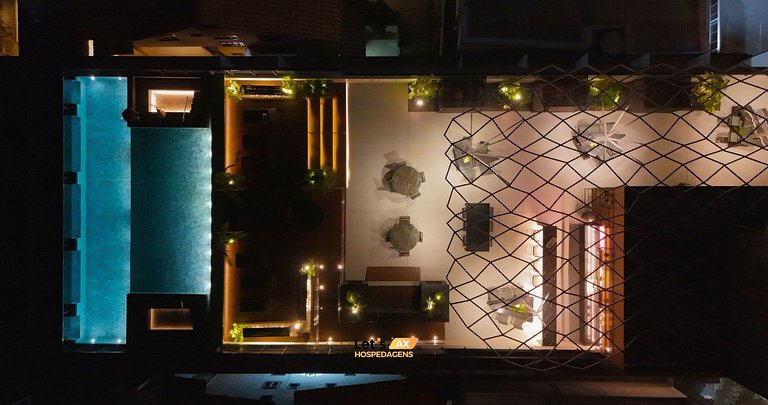 Alta Garden 02 Pé na Areia - Lindo Flat com Garden