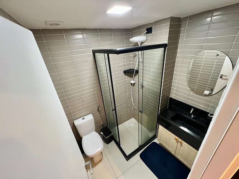 Alta Garden 02 Pé na Areia - Lindo Flat com Garden