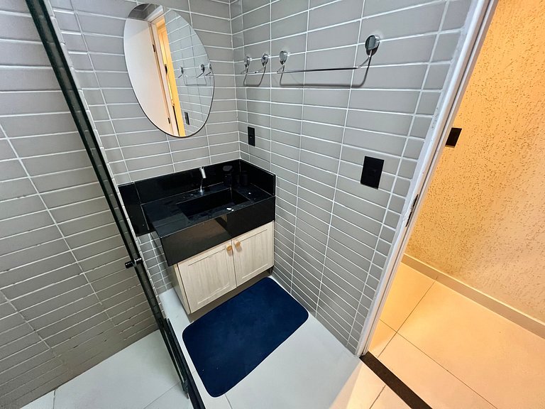 Alta Garden 02 Pé na Areia - Lindo Flat com Garden