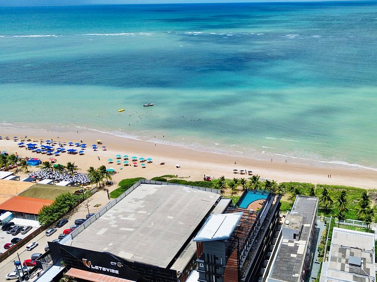 AM 205 - Studio Pé na Areia Estiloso e Funcional